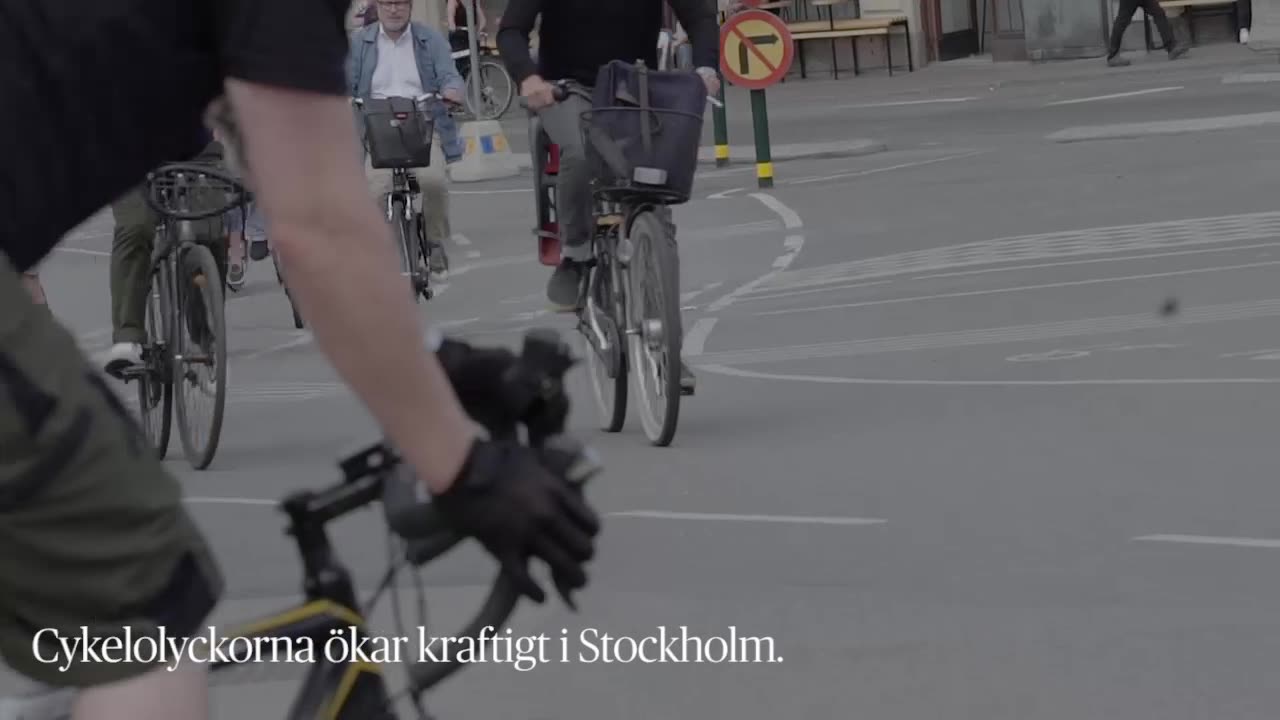 Cykelolyckorna Okar Kraftigt I Stockholm Dn Se