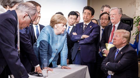 Trump Kommenterar Bilden Fran G7 Dn Se