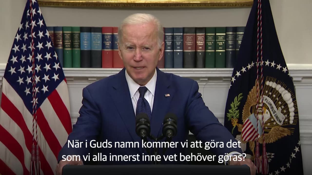 Bidens uppmaning: Stå upp mot vapenlobbyn