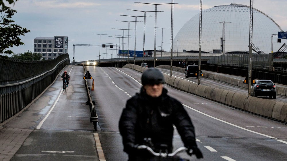 Mer plats åt cyklister på Skanstullsbron – bilkörfält tas bort
