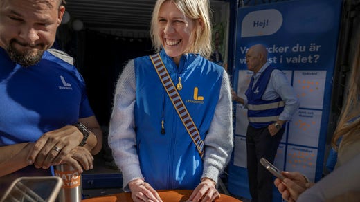 Liberalernas partisekreterare Maria Nilsson är inte orolig för att hennes parti ska åka ut – men hon tar heller ingenting för givet. ”Varje röst räknas.”