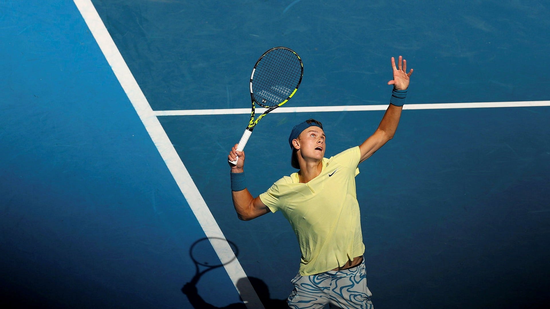 Holger Rune under Australian Open.