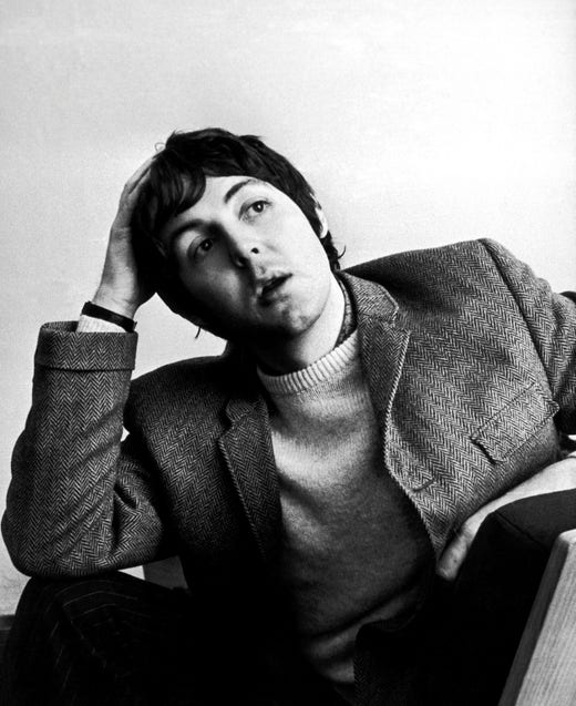 Paul McCartney i London 1968.