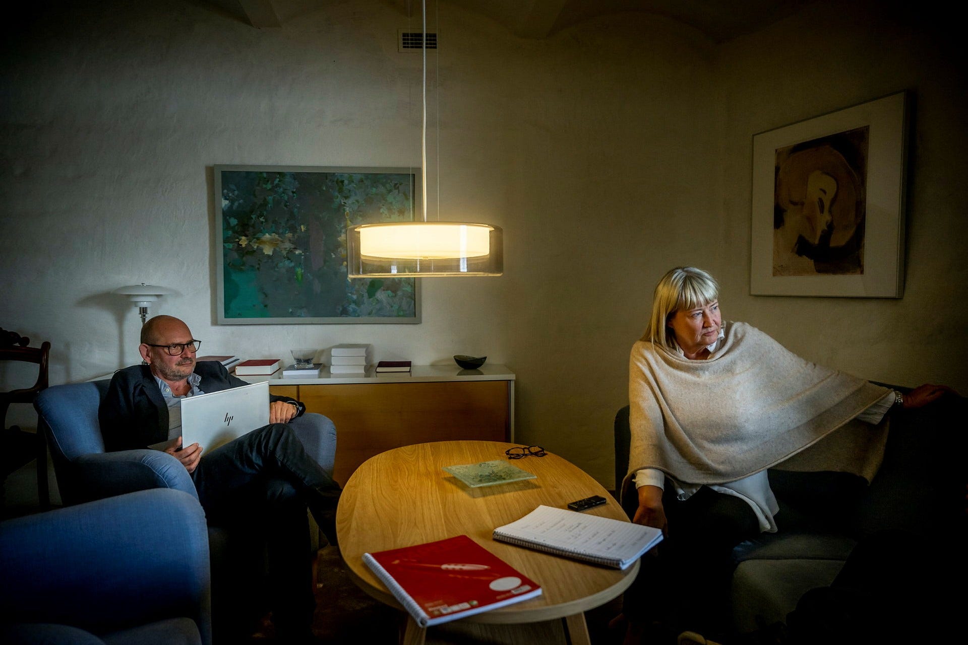 Justitiekansler Mari Heidenborg i sitt kontor på Riddarholmen i Stockholm.