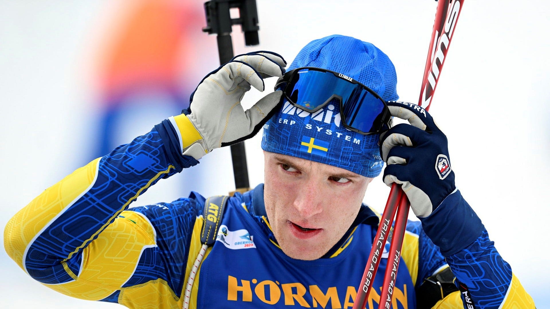 Sebastian Samuelsson bommade tre skott när världscupen startade om med sprint i Tjeckien. Arkivbild.