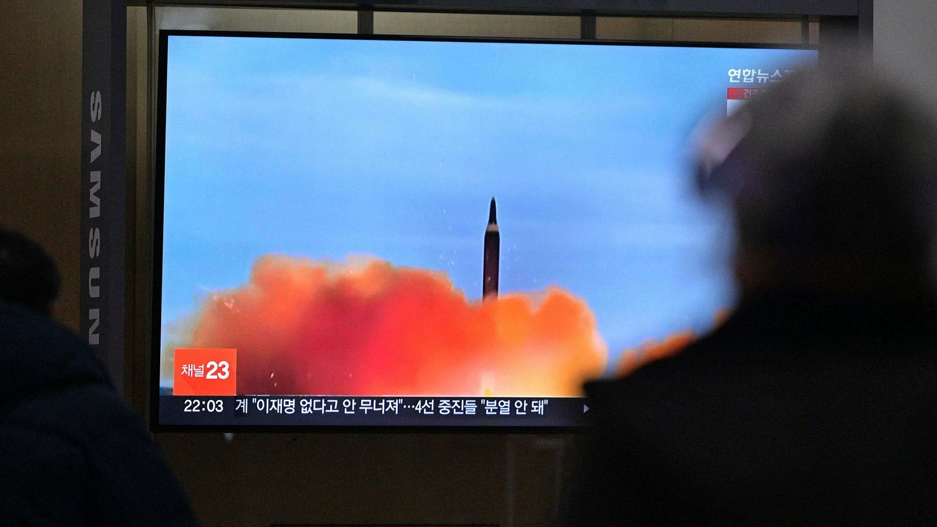 Ständigt på tv i Sydkorea: nordkoreanska missiltester.