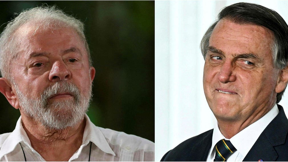 Lula da Silva e Jair Bolsonaro.