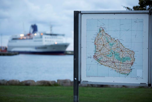 Bornholm är en viktig militärstrategisk plats i Östersjön.