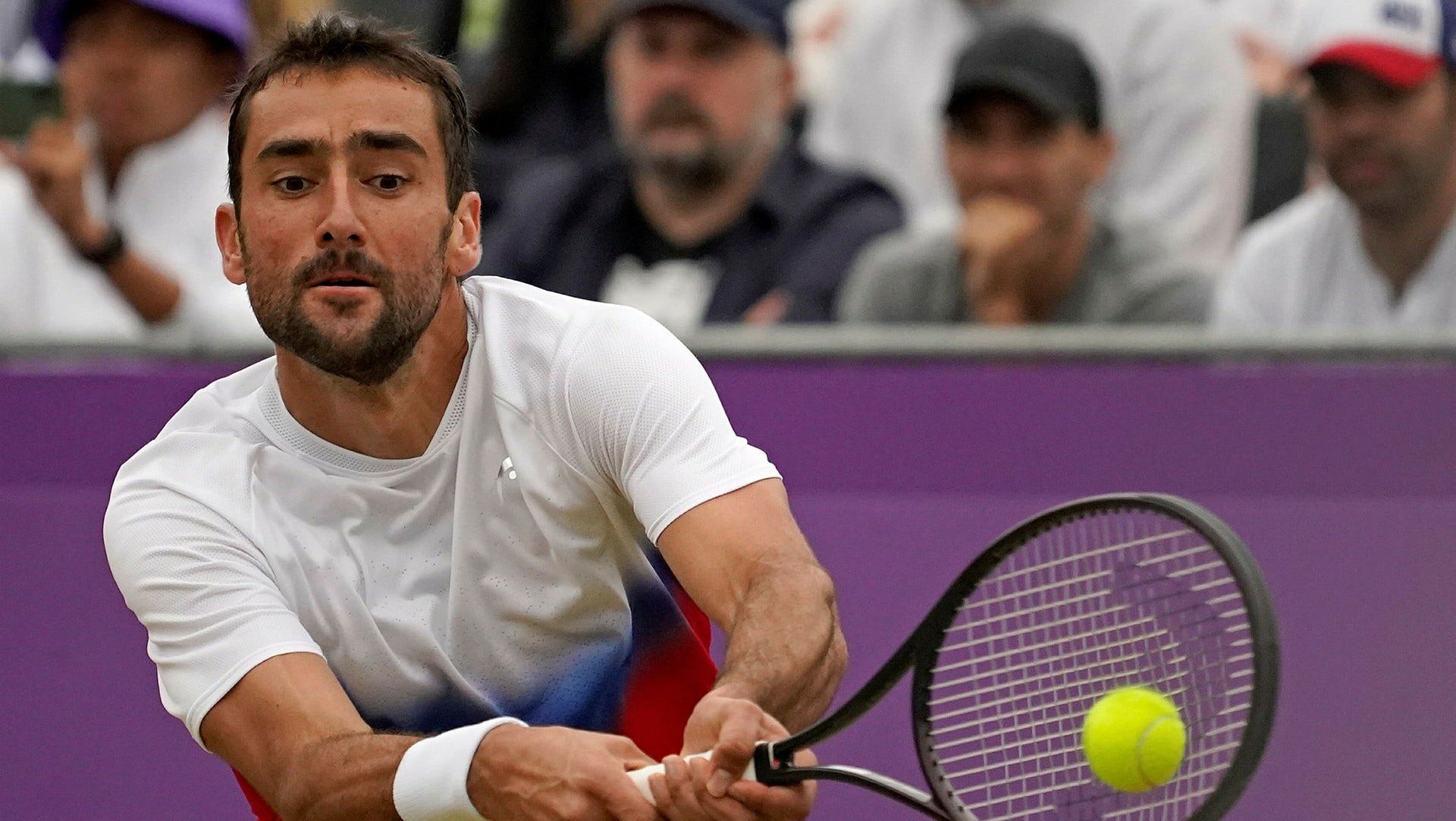 Marin Cilic tvingas tacka nej till Wimbledon efter att ha smittats med covid-19. Arkivbild.