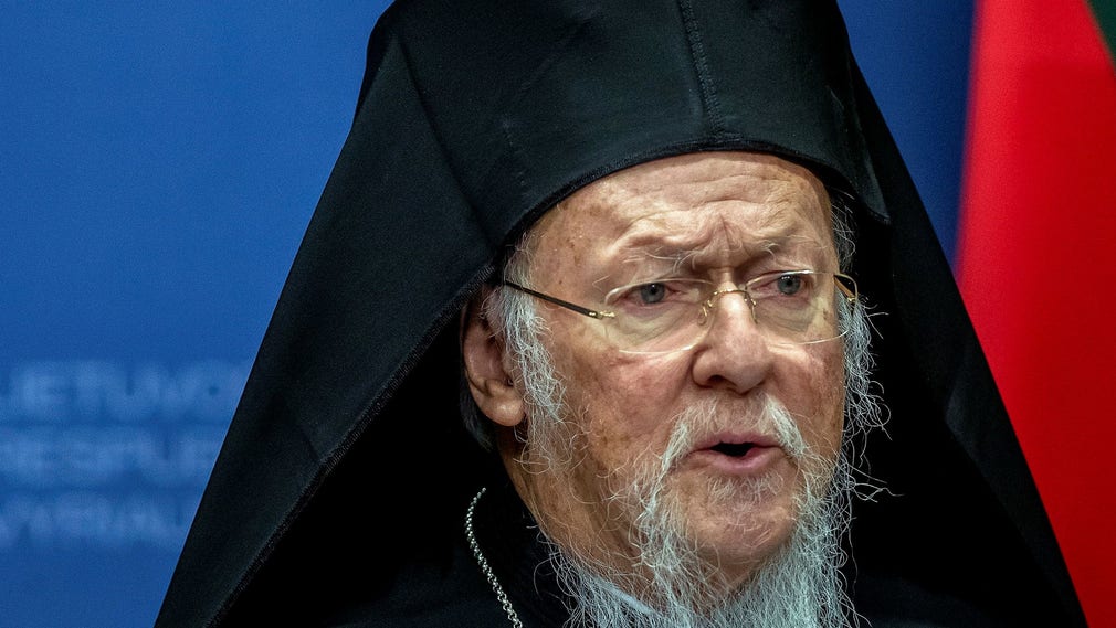 Il patriarca Bartolomeo nel parlamento lituano.