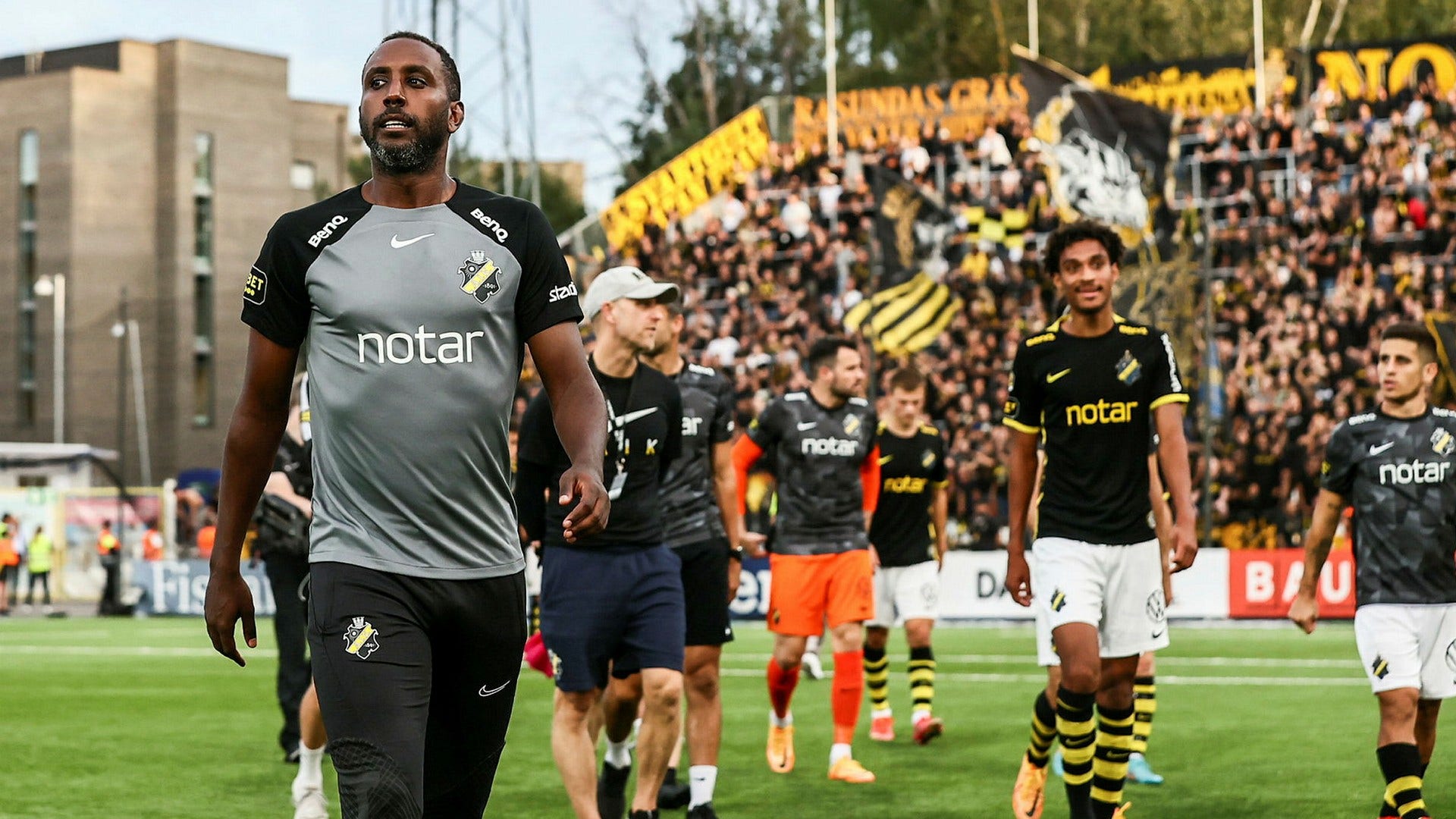 AIK:s tränare Henok Goitom efter matchen mot IFK Norrköping.