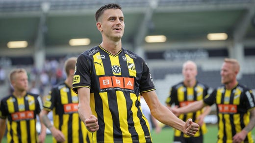 Alexander Jeremejeff, Häcken, en av årets anfallare.