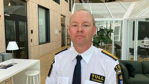 Erik Friberg, chef för tullkriminalen i Malmö.