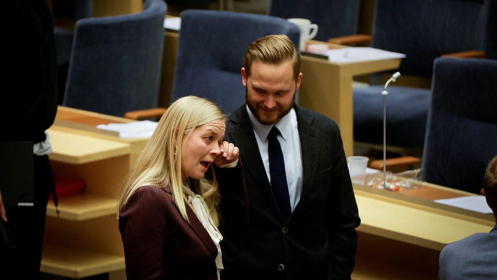 SD:s Julia Kronlid, nyvald andra vice talman i riksdagen.