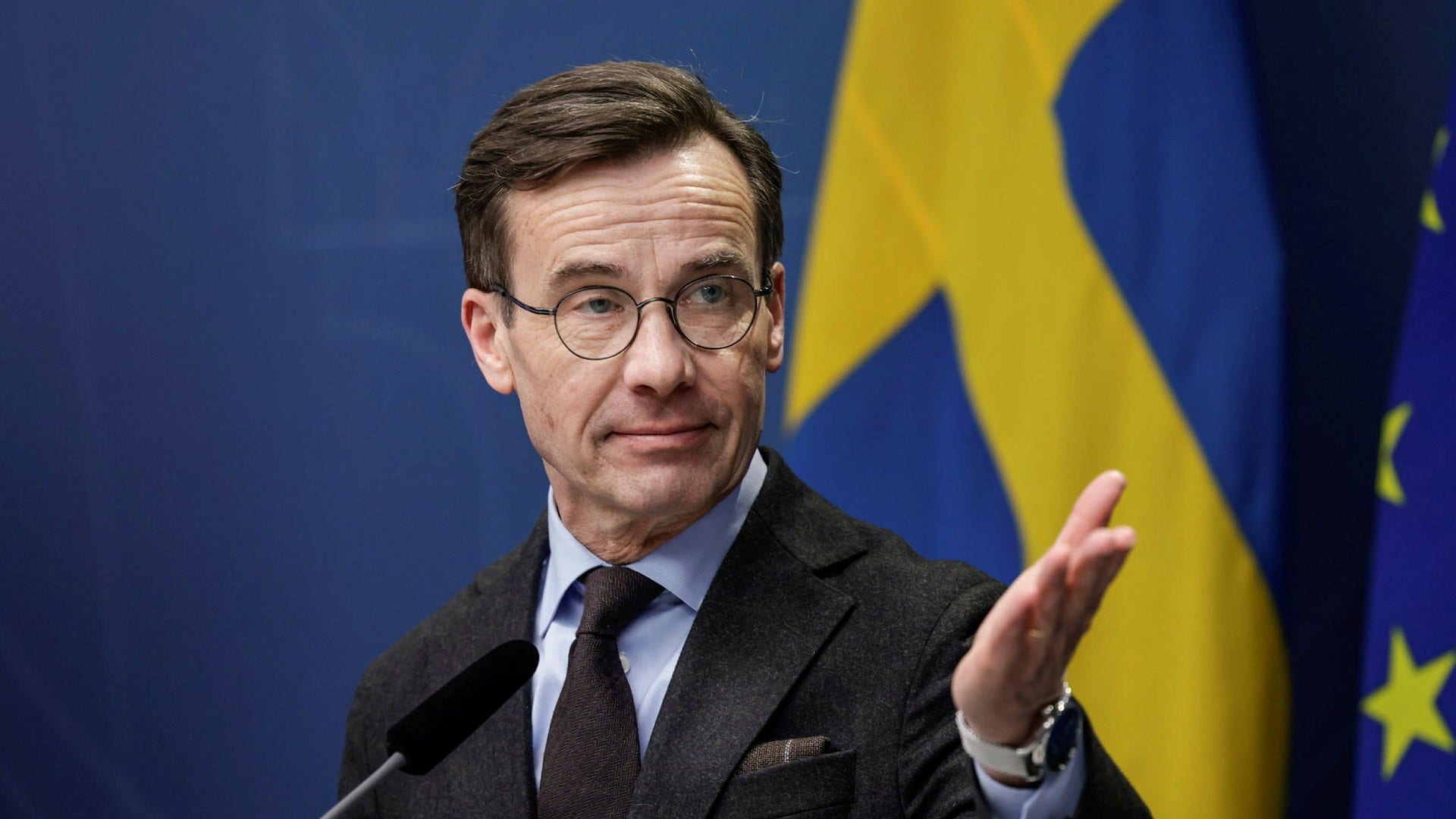 Statsminister Ulf Kristersson (M).