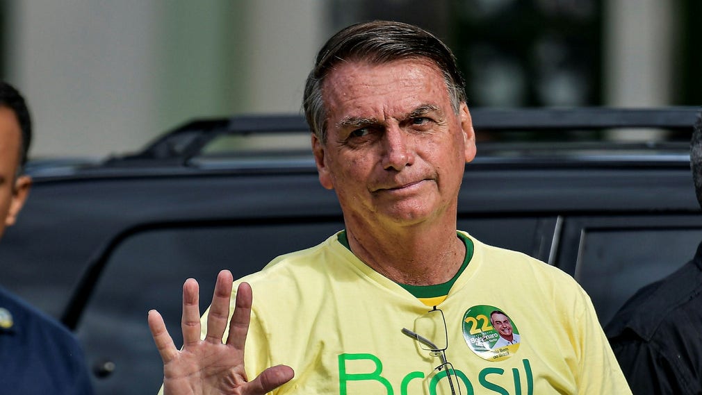 Brasiliens avgående president Jair Bolsonaro.