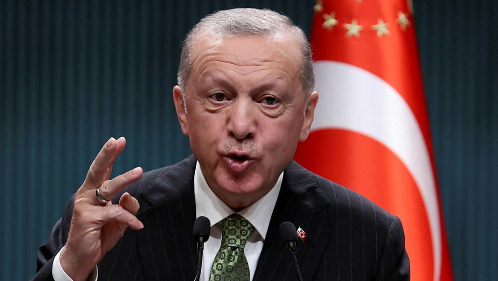 Turkiets president Recep Tayyip Erdogan.