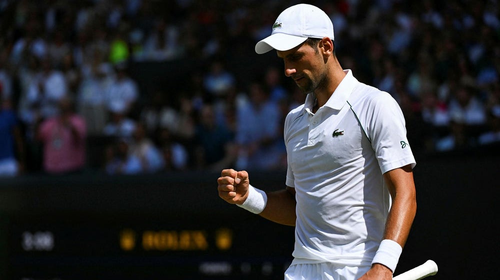 Djokovic vann fjärde raka Wimbledon-final – efter vändning