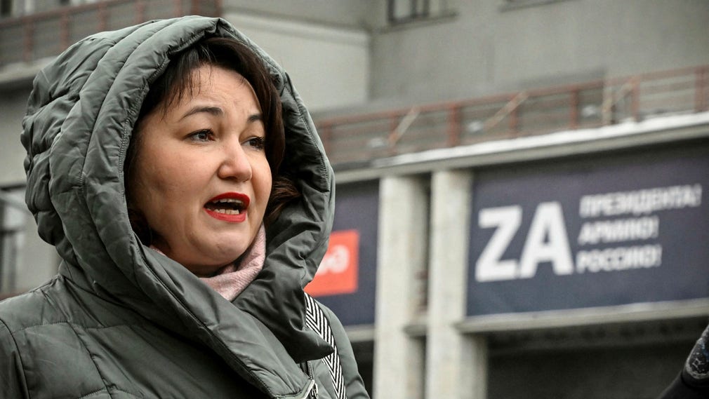 Olga Tsukanova è la madre di un uomo che presta servizio nell'esercito russo.