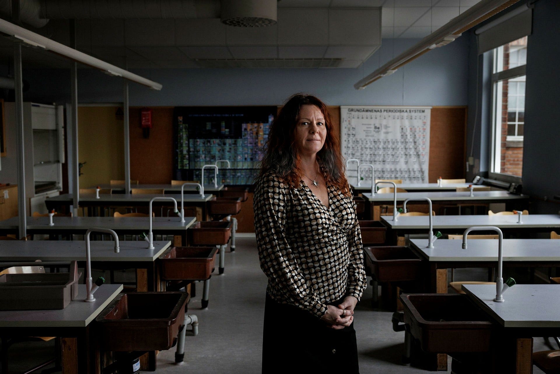 Maria Liljedahl, lärare på Karlbergskolan och oppositionsråd för SD i Köping.