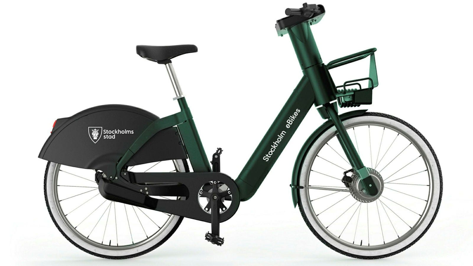 Så här kommer Stockholms elektriska lånecyklar att se ut.