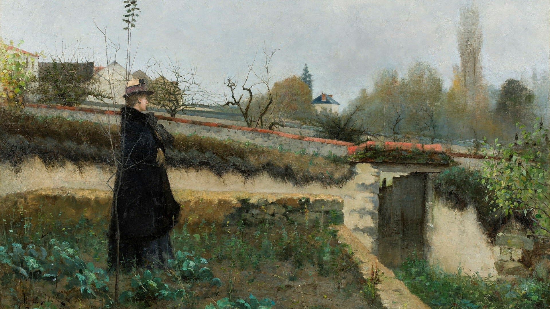 Julia Becks ”Höstdag” (1883) visas på Nationalmuseums utställning om trädgårdar – en av veckans fem favoriter.