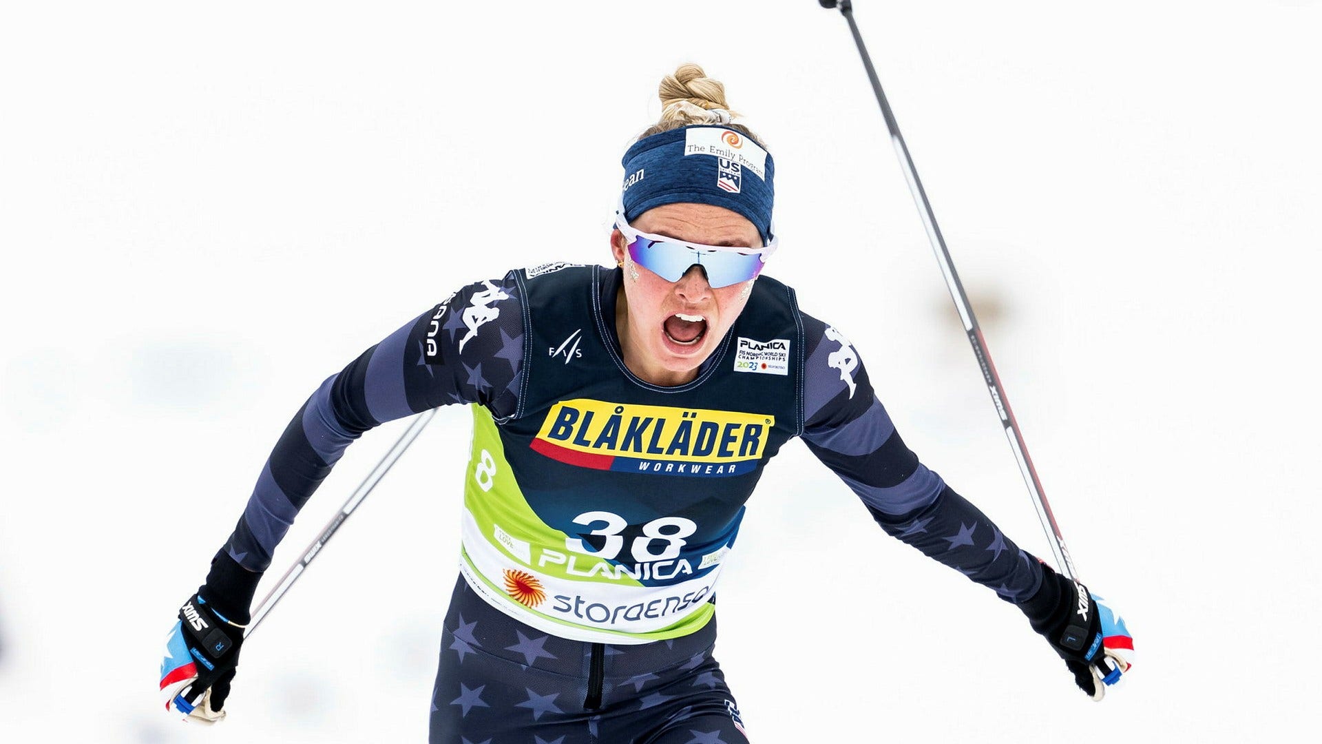 Jessie Diggins. Arkivbild.