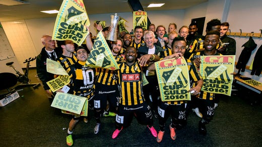 Häcken vann Svenska cupen 2016 – klubbens första titel.