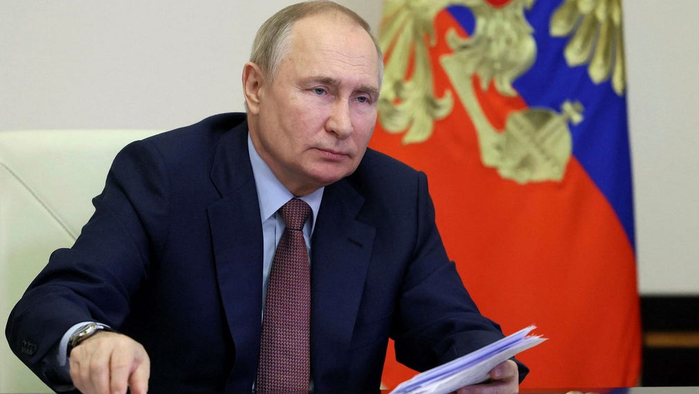 Il presidente russo Vladimir Putin durante una riunione del Consiglio per lo sviluppo strategico e i progetti nazionali giovedì.