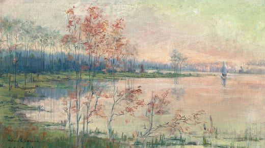 Helmi Sjöstrand, ”Strandlandskap” , 1888.