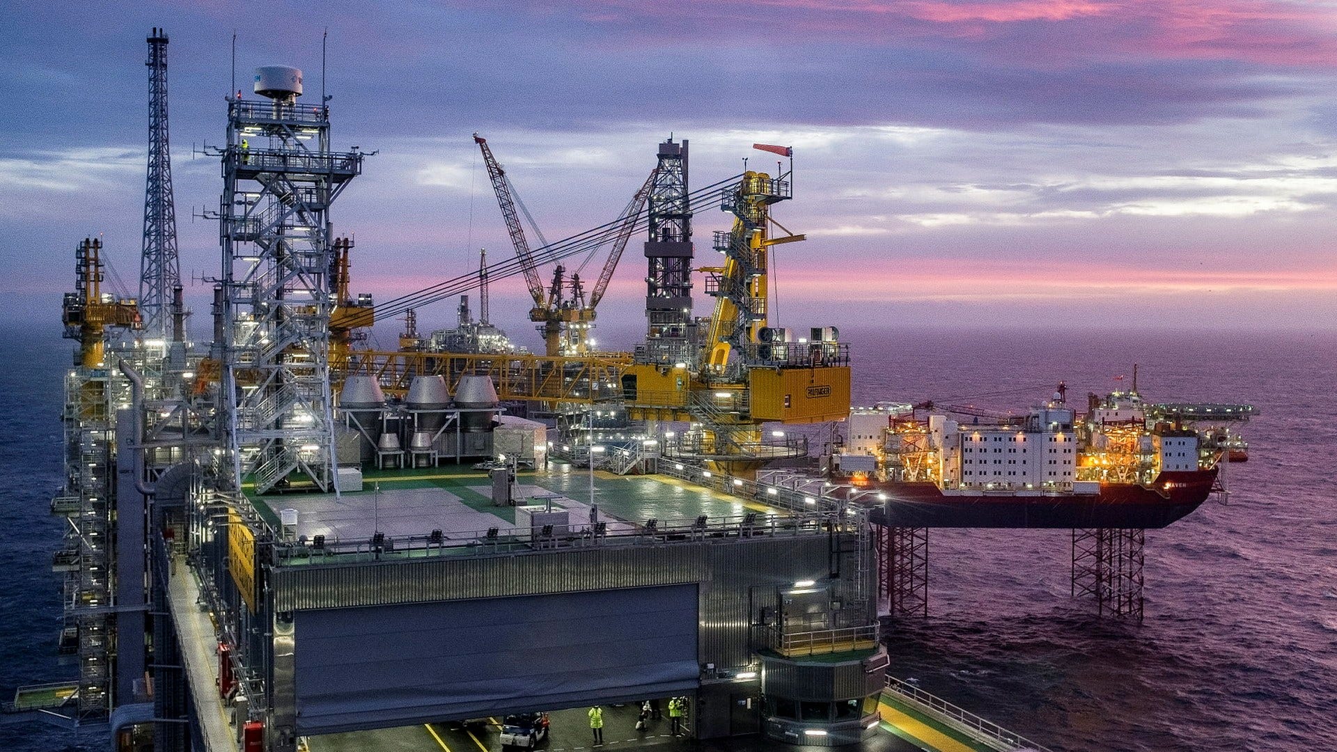 Johan Sverdrup-fältet i Norge.
