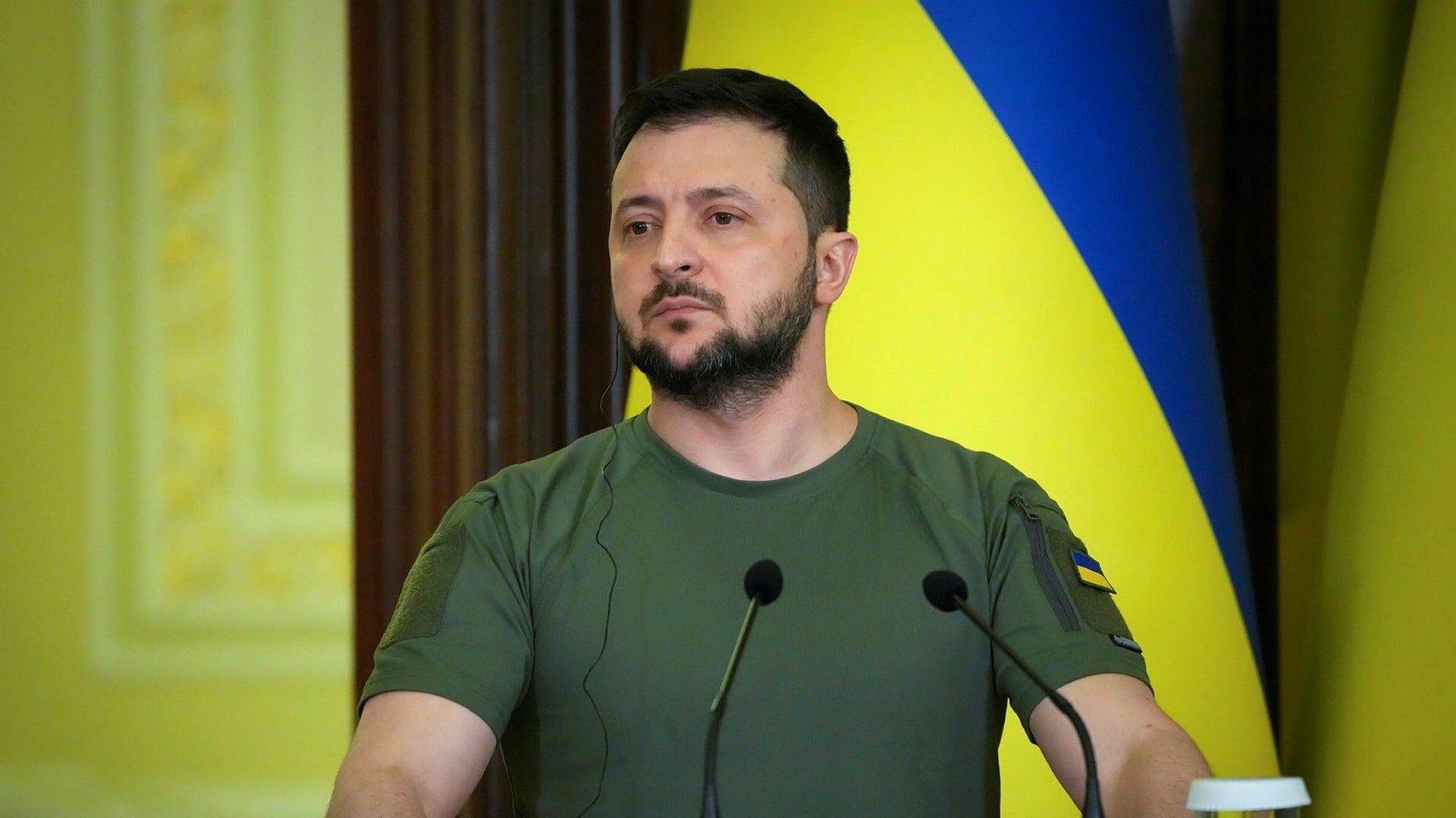 Ukrainas president Volodymyr Zelenskyj ska ha godkänt landets VM-ansökan. Arkivbild.