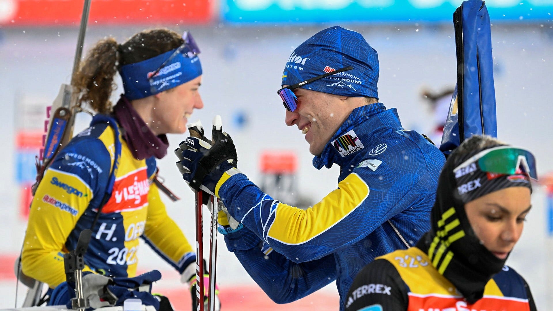 Biathlon World Cup: Sweden’s Sebastian Samuelsson and Hanna Öberg Prepare for Single Mixed Relay