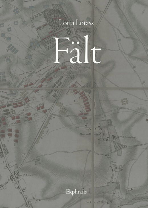 ”Fält” av Lotta Lotass.