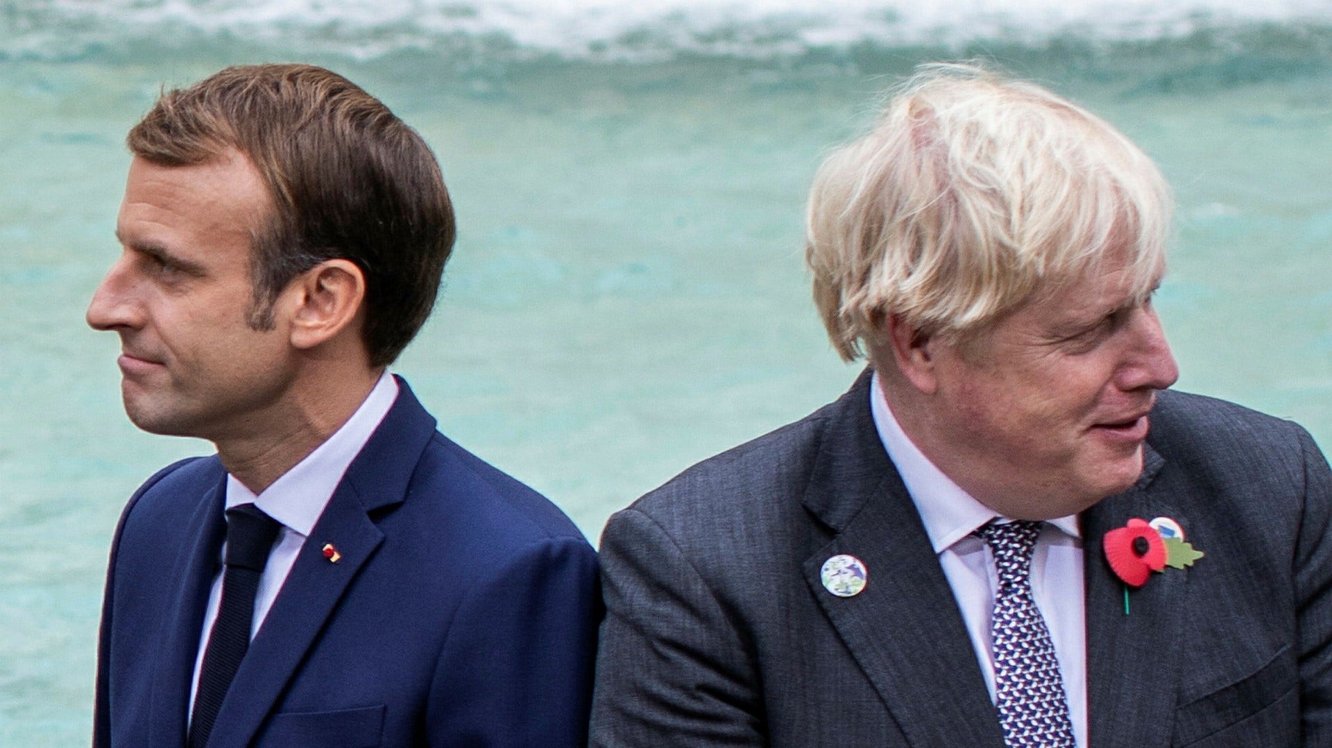 Frankrikes president Emmanuel Macron och Storbritanniens premiärminister Boris Johnson hade ett enskilt möte på söndagen om fiskebråket mellan länderna.