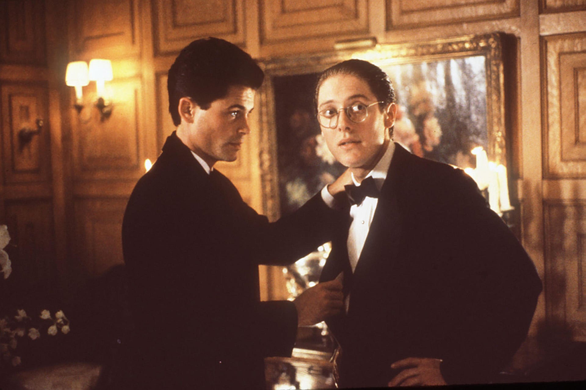 Filmen ”Bad influence”, där en sexfilm var en del av handlingen, hade premiär samtidigt som Rob Lowe var mitt i sin privata sexskandal.