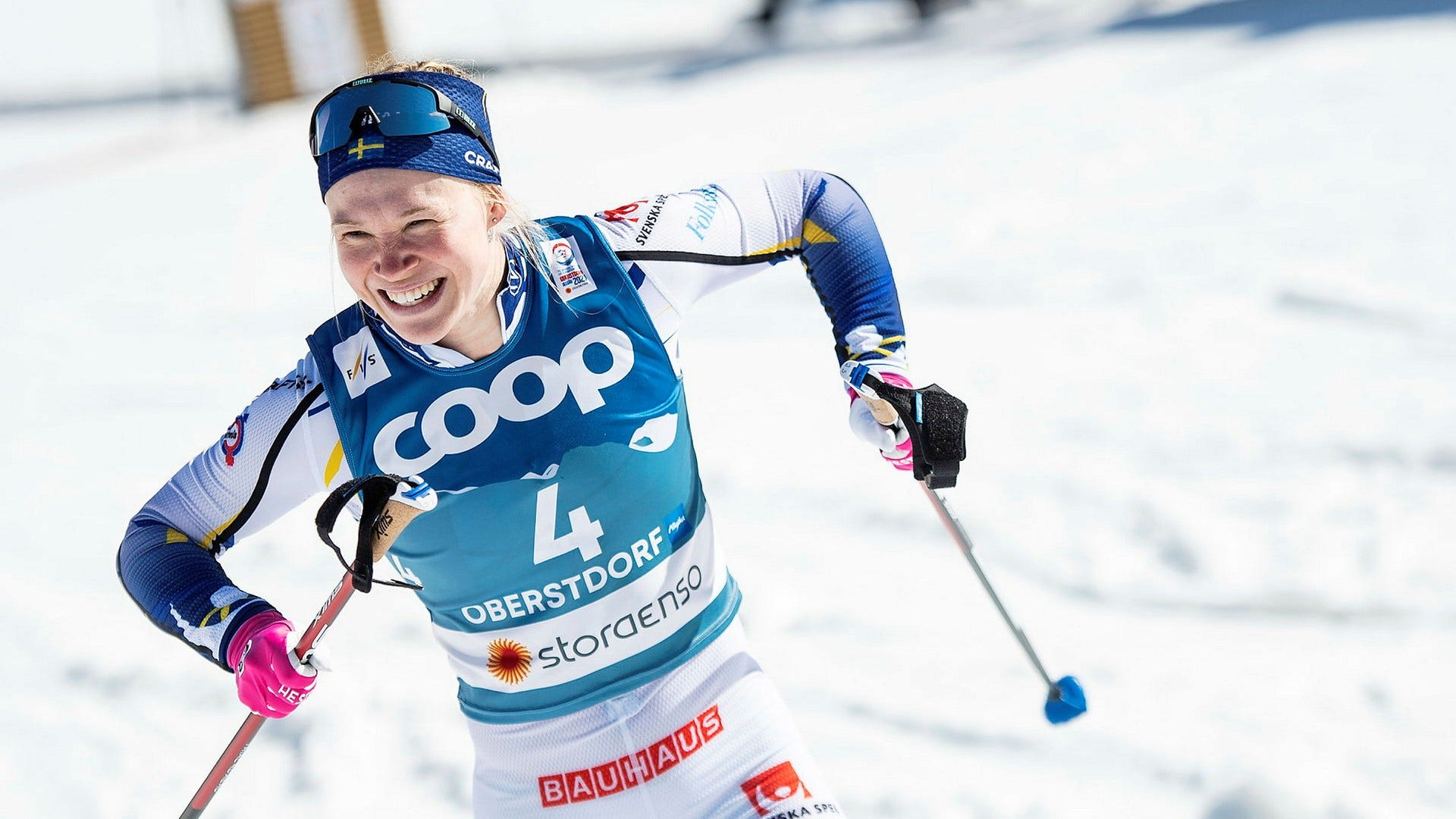 Jonna Sundling är regerande världsmästare i sprint. Arkivbild.