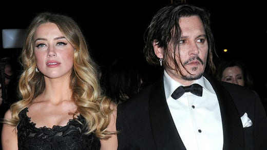 Amber Heard och Johnny Depp.