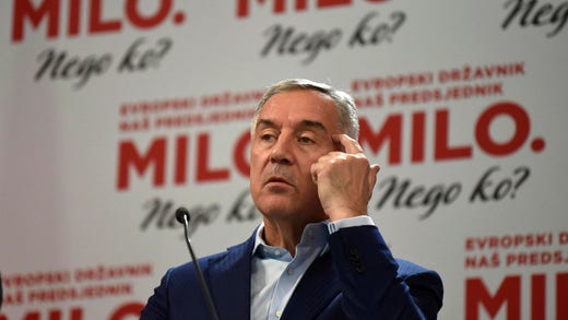 MIlo Djukanovic är sittande president. Inför presidentvalet har han också nytt blixtutlyst ett parlamentsval i landet.