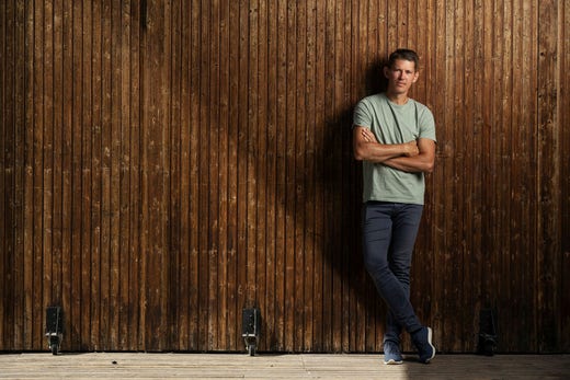 ”Thomas Fogdö var den stora idolen för mig på den tiden”, säger André Myhrer om den största inspirationen när han var barn.