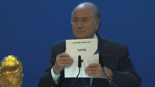 Sepp Blater i ”Sanningen om FIFA”.