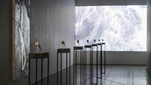 Hrair Sarkissian, del av installationen ”Final flight”, 2018–19.