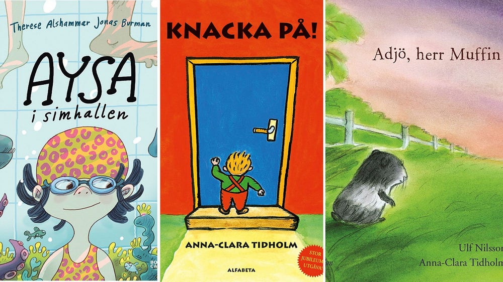 Pia Huss läser tre böcker som ges ut på nytt