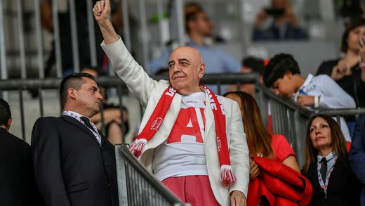 Adriano Galliani har enligt egen utsago varit ”utlånad” till Milan i 31 år. Nu är han tillbaka i sin födelsestads klubb.