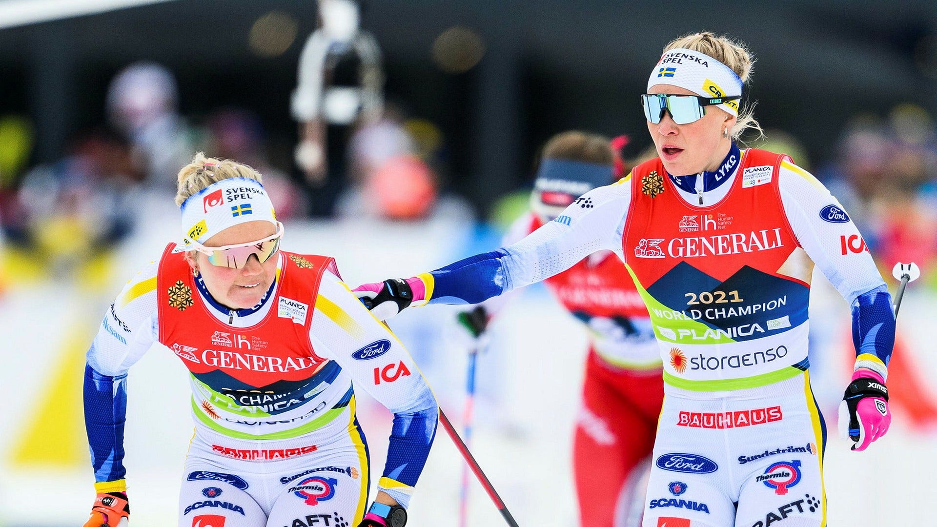 Varken Emma Ribom eller Jonna Sundling deltog i Tour de Ski förra säsongen – men kommande vinter finns inget mästerskap att toppa formen inför.