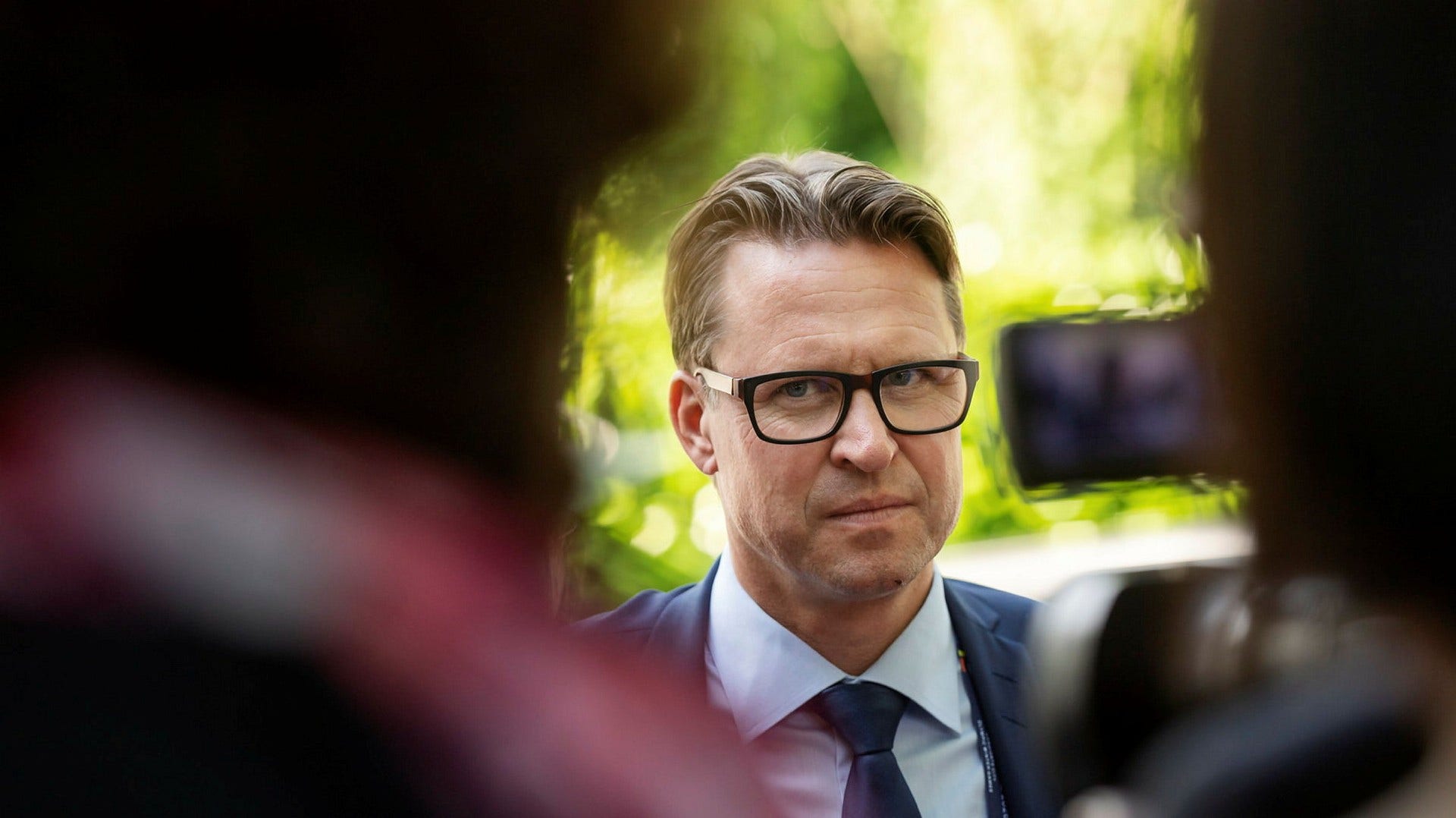 Mats Årjes i Lausanne 2019 i samband med att Sverige sökte vinter-OS.