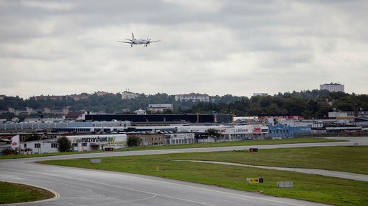 Bromma flygplats.
