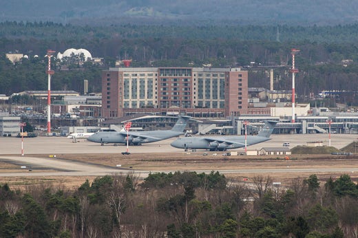 Base aerea di Ramstein in Germania.