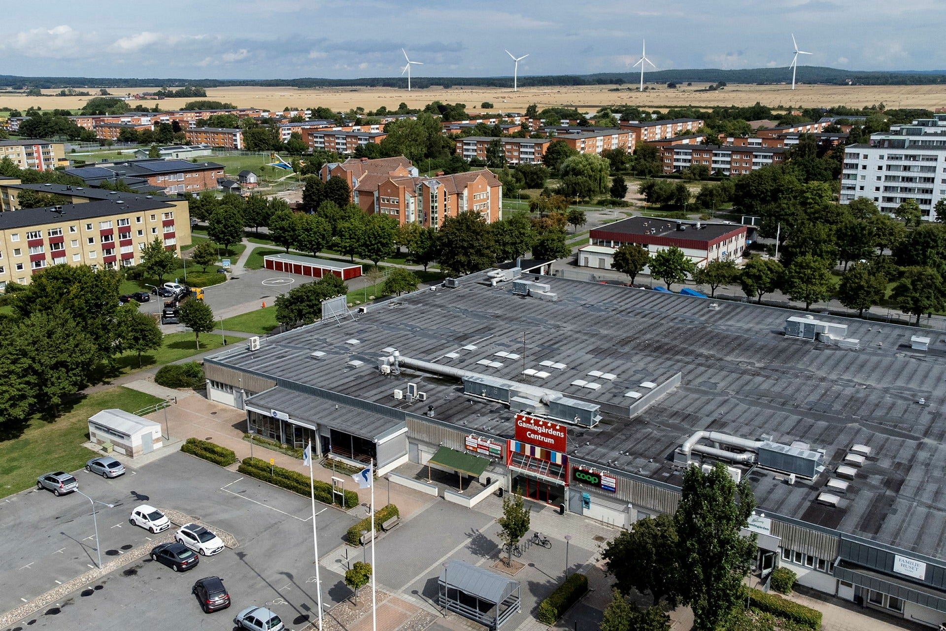 Gamlegården i Kristianstad har länge funnits med på polisens lista över utsatta områden – men skjutningar har tidigare varit ovanliga.