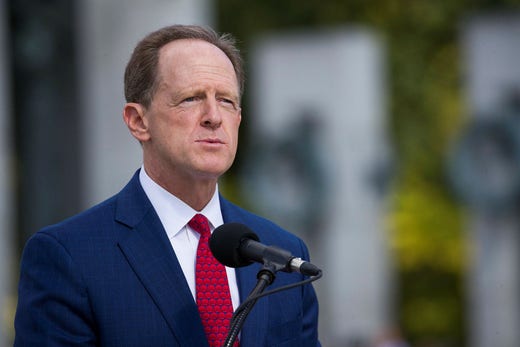 Den republikanske senatorn Pat Toomey.